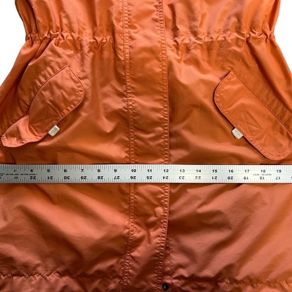 Eddie Bauer hooded Utility orange coat jacket Outerwear women’s size S - Picture 14 of 14